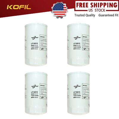 *(4Pc)* For Fleetguard LF16015 Oil Filter Cellulose SpinOn