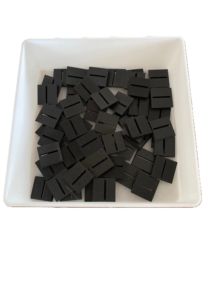 BATTLE MASTER BASES 25MM Square Slotted Bases for Warhammer 40K,AOS,D&D