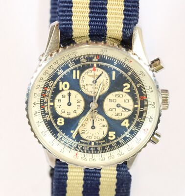 Breitling Navitimer Airborne A33030 Blue Dial Circa 1995-1997