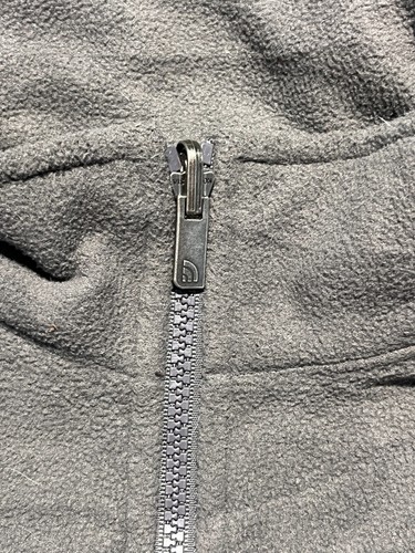 The North Face Jacket Boys XL Gray Full Zip Fleece Outdoors Ski Performance - Picture 7 of 12