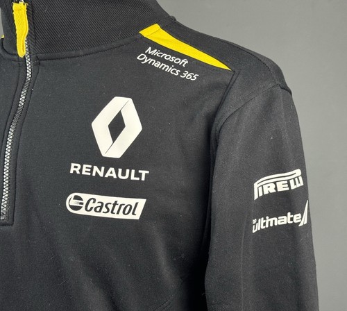 RENAULT SPORT F1 TEAM Infiniti Microsoft Castrol 1/4 Zip Pullover Sweater Size L - Picture 6 of 15