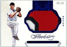 2016 Flawless Blue Brian Johnson RC Patch 2/15 #17