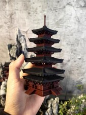 Chinese Ancient Tower Building Model Aquarium Pavilion Landscape Plastic Toys