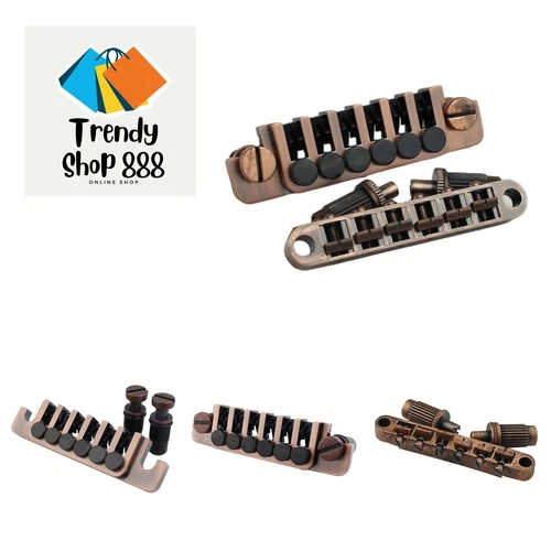 LP Electric Guitar Bridge GM003 + Vintage TP 6 Tailpiece Stop Bar Lock Combo ...