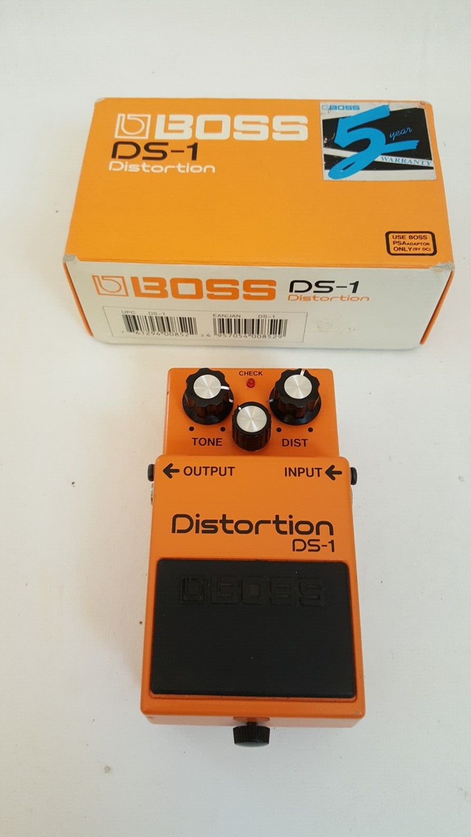 Vintage BOSS DS-1 distortion pedal in original box Taiwan | eBay