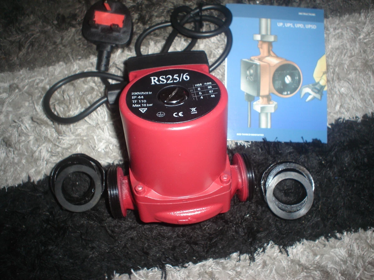 central heating 130mm pump 15/50 15/60 6 meter cast iron low noise 3 speed  | eBay