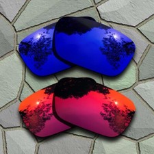Violet Blue Violet Red Polarized Lenses Replacement For-Spy Optic Dirk
