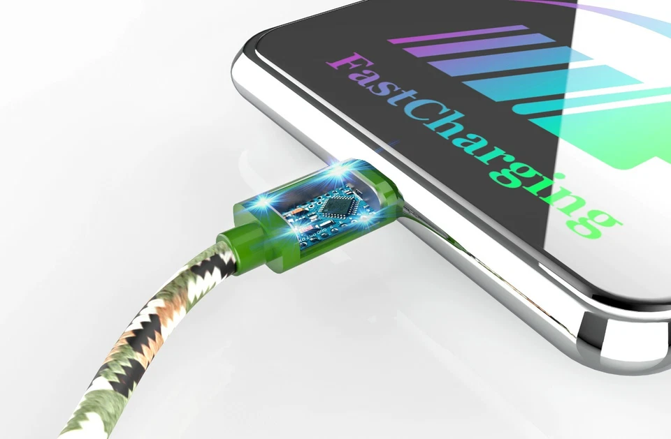 3 Pack USB C Cable FAST Charger Type C for LG Stylo 6 5 4 V60 V50 V40 ThinQ K51 - Image 2 of 4