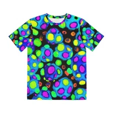 All Over Print T Shirt Adult Psychedelic Polka Dots Festival Rave Trippy Art Tee