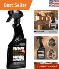 Instant Brass & Copper Tarnish Remover - 16oz Spray, Eco-Friendly & Effective