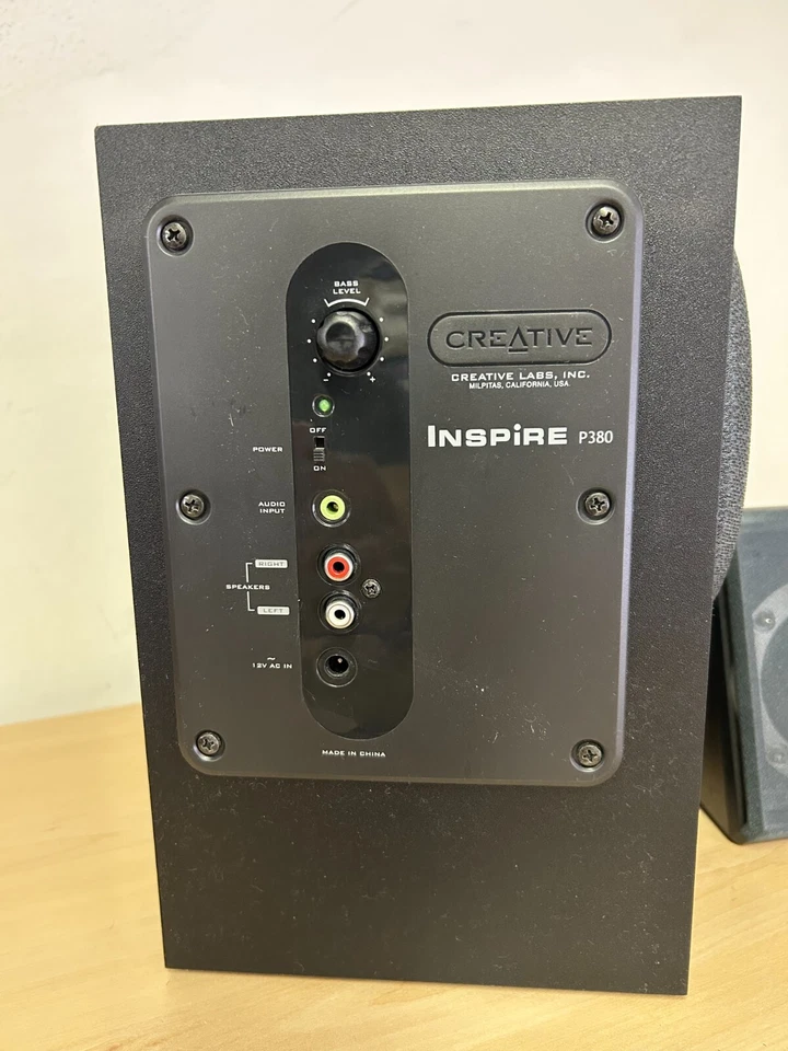 CASSA ACUSTICHE SPEAKER SUBWOOFER - CREATIVE INSPIRE P380 HIFI - Funzionanti - Immagine 2 di 4
