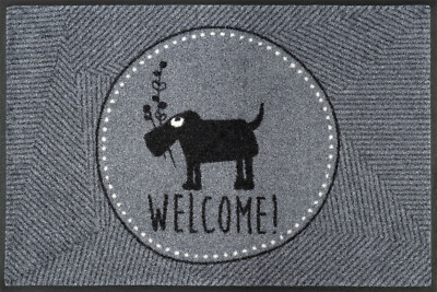 Ab Lager Fußmatte wash+dry Herr Just Welcome ca.50x75cm waschbar Kleen Tex