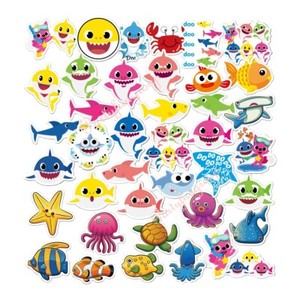 Baby Shark Sticker Party gift 40 Styles in single pc Water Proof ...