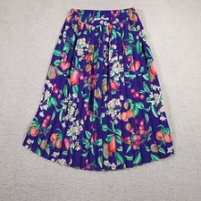 Vintage Alfred Dunner Size 12P Floral Accordian Pleated Skirt Cottagecore