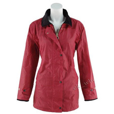 Womens Antique Wax Jacket Fitted Coat Shaped Fit