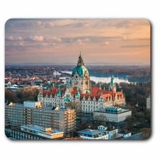 Computer Mouse Mat - City Hall Hanover Germany Office Gift #3197