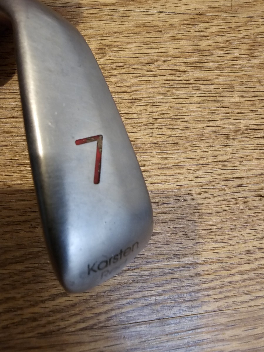 Fer 7 Ping Karsten Démo - Tête Droite Point Rouge Avec Manche TFC 149 Reg Flex