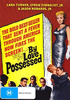 By Love Possessed (1961) DVD Lana Turner-Jason Robards Jr-George Hamilton