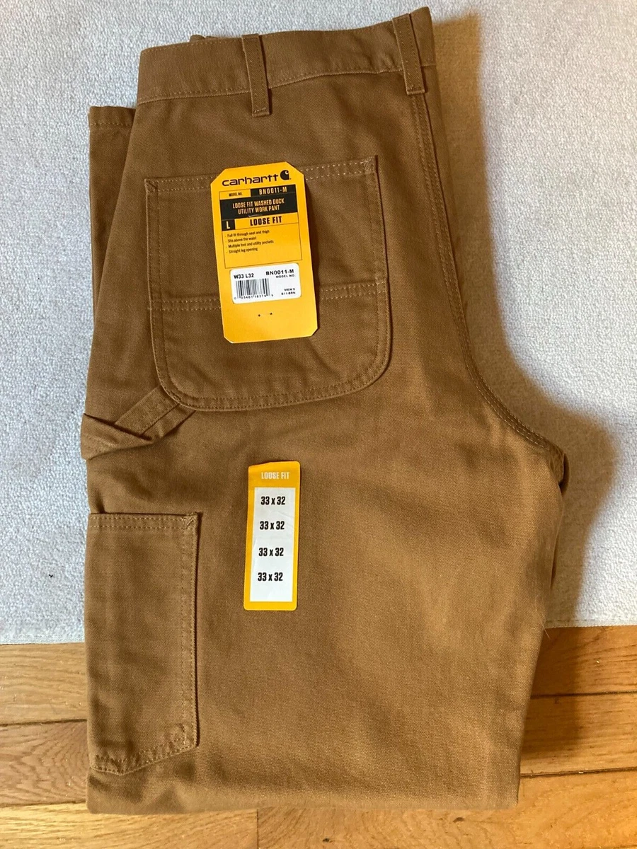 carhartt duck wash pants