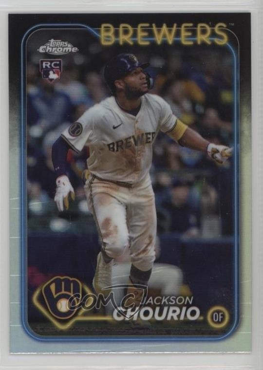 2024 Topps Chrome Update Refractor Jackson Chourio #USC18 Rookie RC