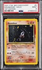 2001 POKEMON NEO DISCOVERY 1ST EDITION #5 HOUNDOUR-HOLO PSA 9 on eBay