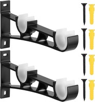 Gardinenstangenhalter 2 Stk Metall Deckenhalterung FüR Vorhangstangen 0,2 Kg