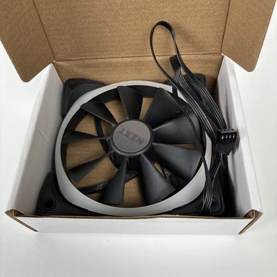 NZXT AER F120 120mm Airflow Fan 12V DC Fluid Dynamic Bearing RF-AF120-B1 - Image 1 of 4