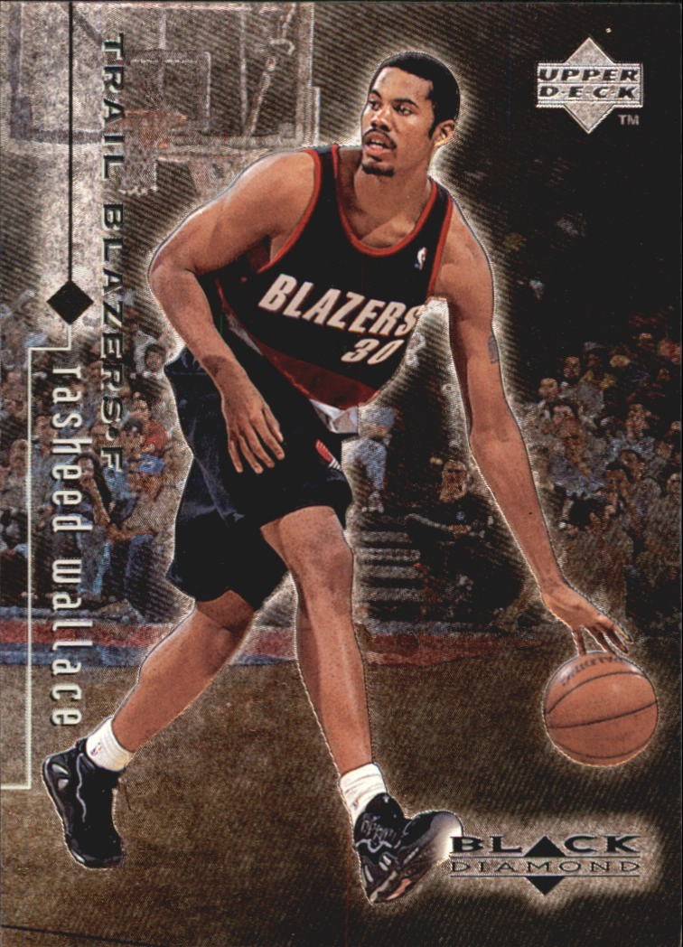 1998-99 Black Diamond #72 Rasheed Wallace - BSK