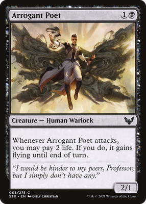 Arrogant Poet #63 (LP) Strixhaven STX Magic MTG
