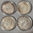 4x Vintage 1oz .999 Silver Rounds Northstar World Wide Mint Eagle Morgan