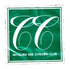 ✅✅ Sticker Auto Aufkleber ◕ CITROEN CLUB ◕ 1967 ◕ Rarit&auml;t Vintage Oldtimer ✅✅