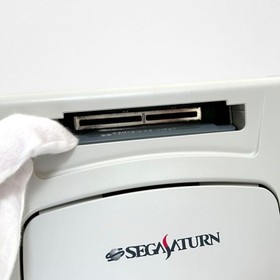 SEGA SATURN Console White HST 0014 HST 3220 Bundle with Controller AV Cable