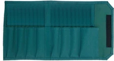 Wiha Green Canvas Tool Pouch, 8 Slots for Tools (91118)