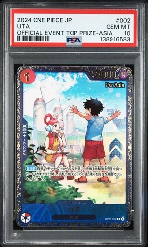 PSA 10 Uta R OP09-002 Flagship Battle Promo ONE PIECE Card Asia 2024