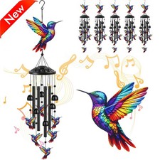 Hummingbird Wind Chimes for Outdoor Garden De...