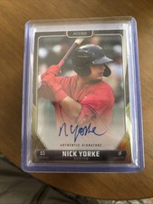 2024 Pulse Baseball Nick Yorke #A-NYO Prospect On-Card Auto Gold /10 Red Sox