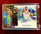 JALEN BRUNSON PHOTOGENIC RARE AUTO HOLOGRAM BEAUTIFUL CARD WORLD CHAMPION MVP