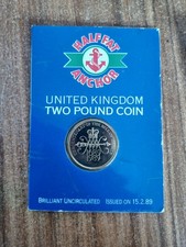 1989 Bill of Rights &pound;2 Two Pound Coin Sealed BUNC Anchor Half Fat Butter Pack