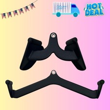 LAT Pulldown Attachments Set   Cable Machine LAT Bar, T-Bar  V-Bar for Home Gym
