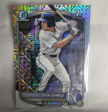 2025 Bowman Draft Chrome Prospects 1st Bowman Sean Mojo Refractor Gamble BDC-178