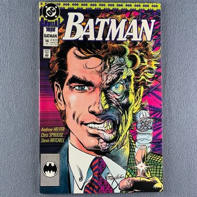   BATMAN ANNUAL #14 High Grade (1990 DC Comics) 1st Charles Dent Neal Adams