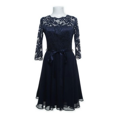 Swing, Cocktailkleid, Größe: 40, Blau, Elasthan/Polyamid/Polyester, Damen #cEg