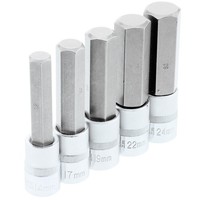Innensechskant SteckschlüSsel Satz Stecknuss Set 14 - 24 Mm FüR Inbus Schrauben