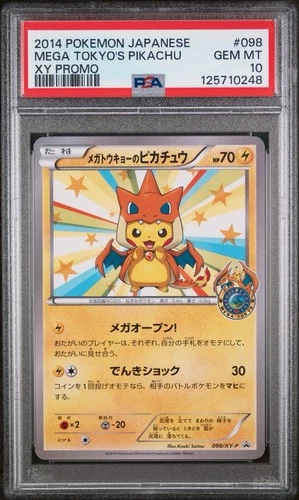 Mega Tokyo Pikachu 98/Xy-p XY Regular Card PSA 10 Gem Mint