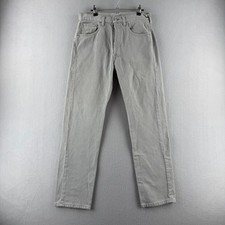 Vintage Levis Jeans Mens Fits 31x31 Gray Denim 90s 501 Straight Made in USA