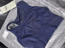 Sweaty Betty Women's Stamina Seamless Sports Bra navy Size S BNWT Gym Workout