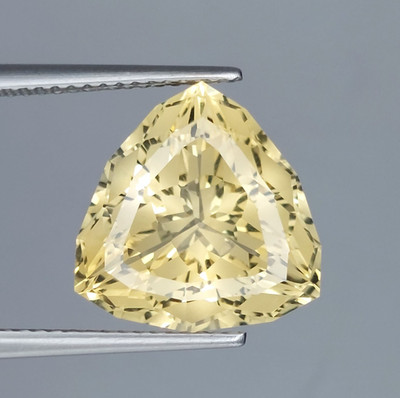 7.99 Cts SPLENDID TRILLION CUSTOM CUT NATURAL CITRINE LOOSE GEMSTONE