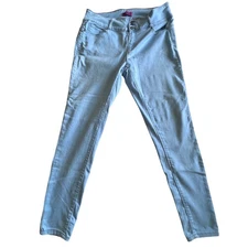 Wax Jeans Butt I Love You Light Wash High Waist Skinny Jeans Size 16 Trendy