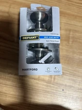 Defiant Hartford Bed and Bath Door Knob Satin Nickel 