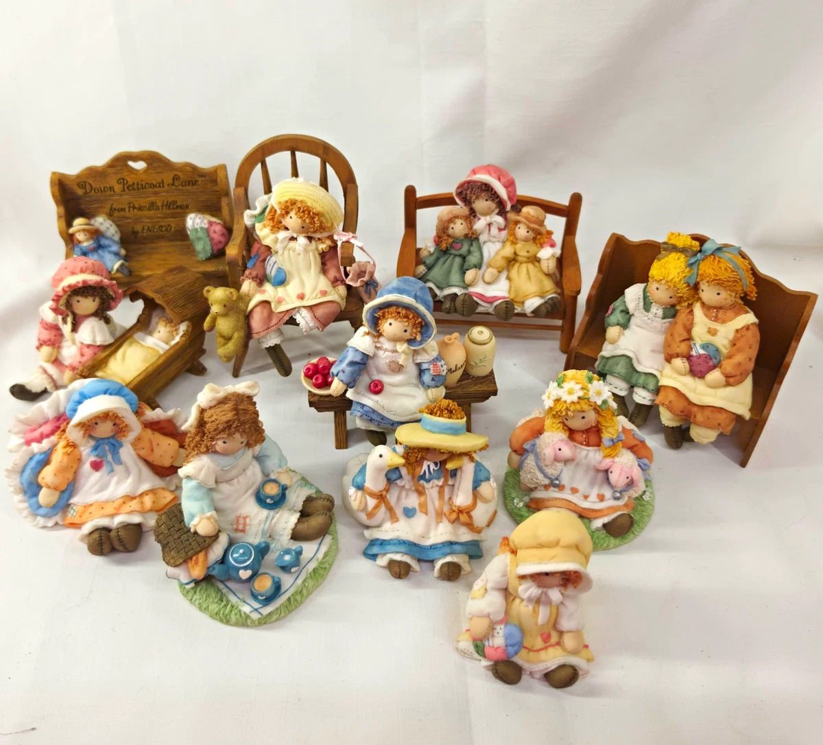 25+ Enesco Priscilla Hillman Indiana Calico Kittens Collectibles